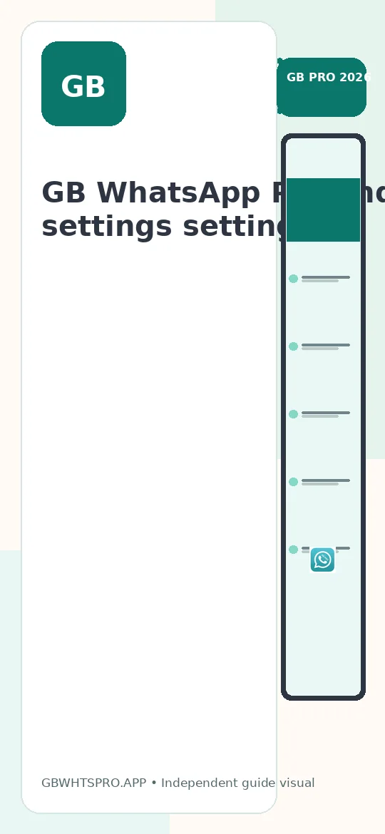 GB WhatsApp android settings setting