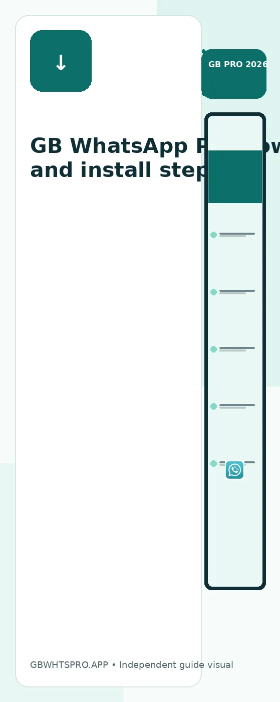 GB WhatsApp download and install steps