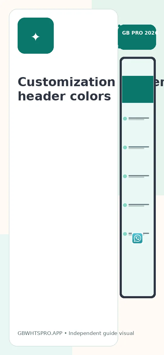 Customization & Themes – header colors