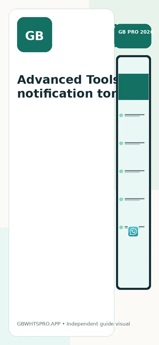 Advanced Tools – notification tone